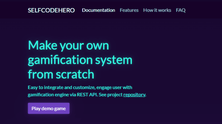 selfcodehero - gamification engine & self-development platform